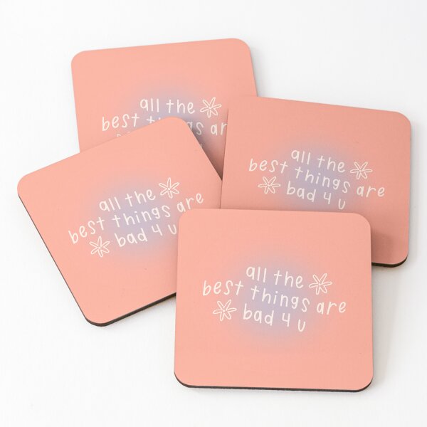 Item preview, all the best things are bad 4 u designed and sold by Libby :).