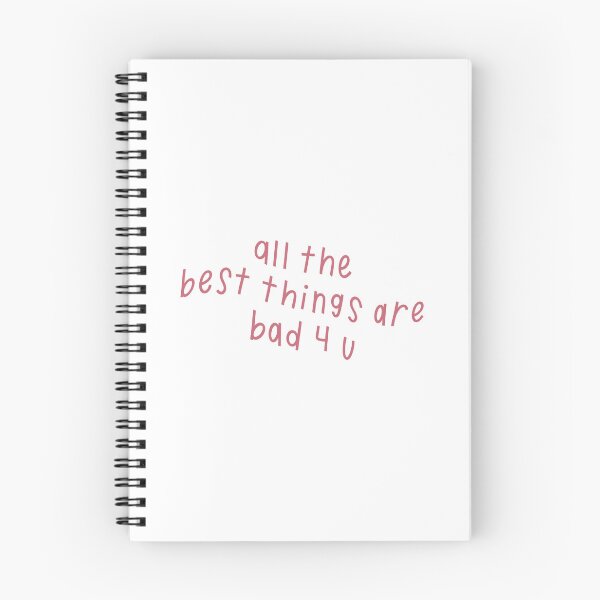 Item preview, all the best things are bad 4 u designed and sold by Libby :).