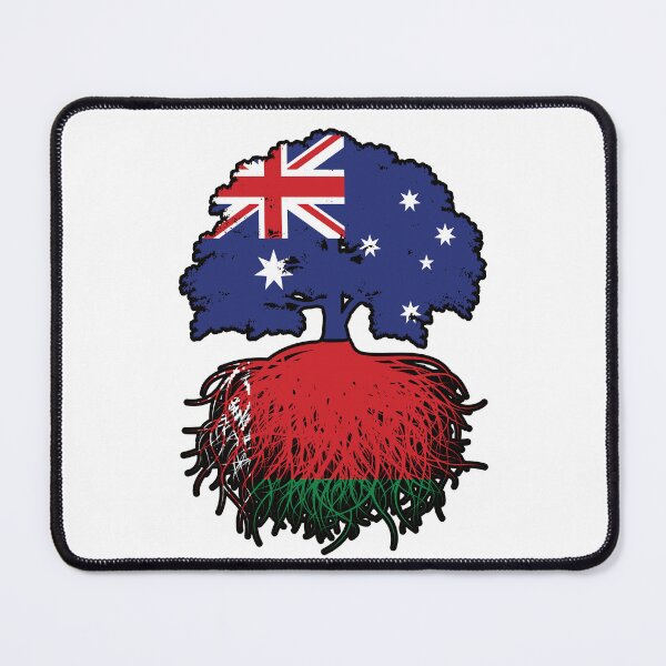 Item preview, Belarus Belarusian Australian Australia Tree Roots Flag designed and sold by FlagX.