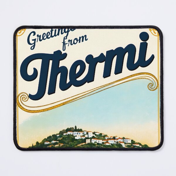 Item preview, Greetings from Thermi Central Macedonia Postcard Vintage Retro Travel Vintage designed and sold by TravelPostcardGems.