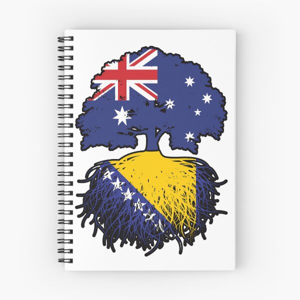 Item preview, Bosnia Bosnian Australian Australia Tree Roots Flag designed and sold by FlagX.