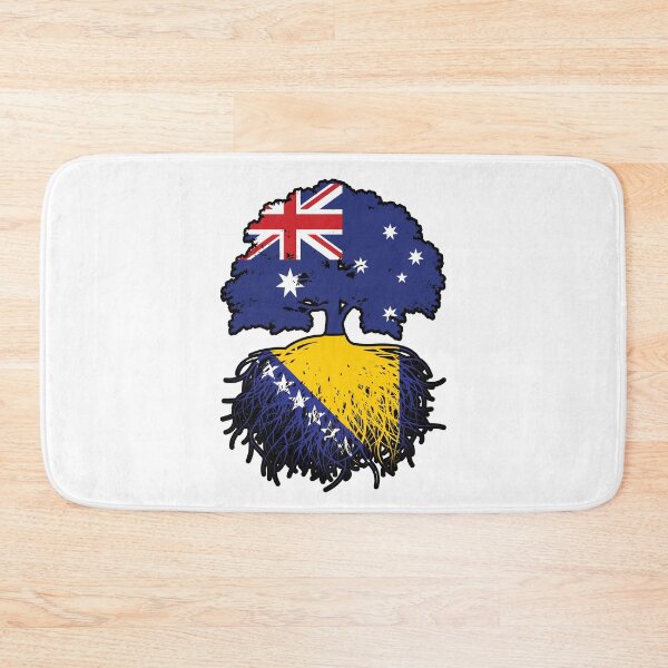 Item preview, Bosnia Bosnian Australian Australia Tree Roots Flag designed and sold by FlagX.