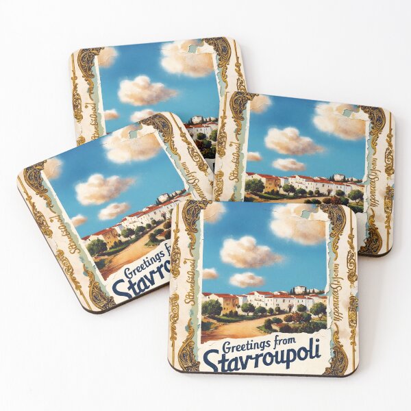 Item preview, Stavroupoli Central Macedonia Postcard Vintage Retro Travel Vintage designed and sold by TravelPostcardGems.
