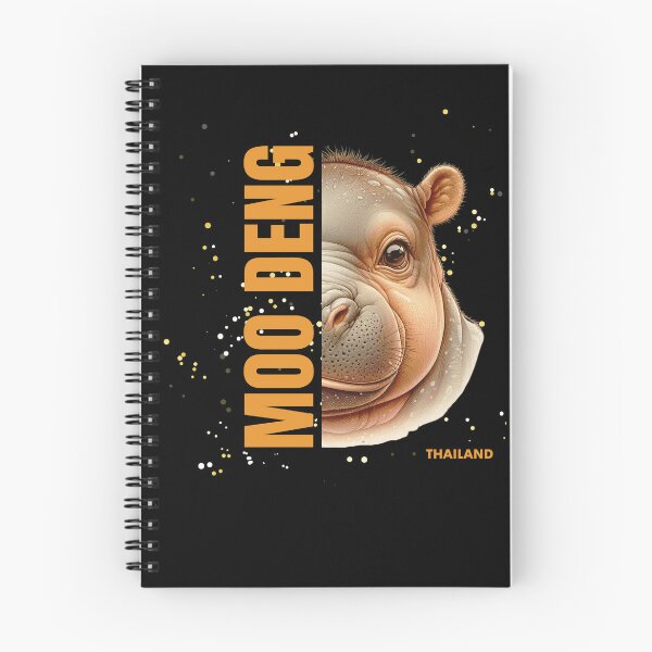 Item preview, Moo Deng - Stylish Hippo Face designed and sold by GorinART.