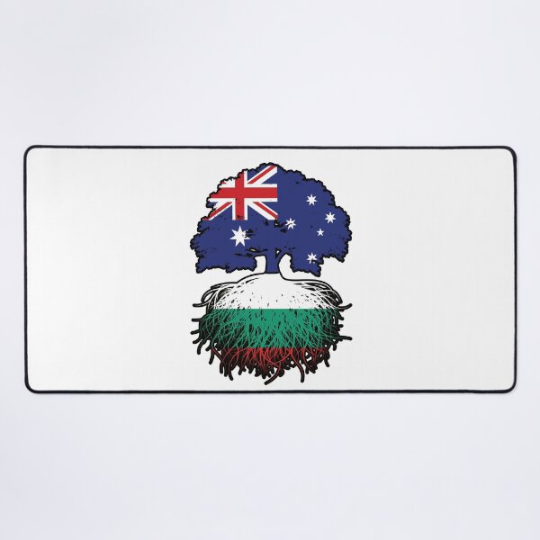 Item preview, Bulgaria Bulgarian Australian Australia Tree Roots Flag designed and sold by FlagX.