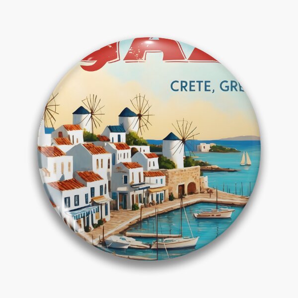 Item preview, Gazi Crete Postcard Vintage Retro Travel Vintage designed and sold by TravelPostcardGems.