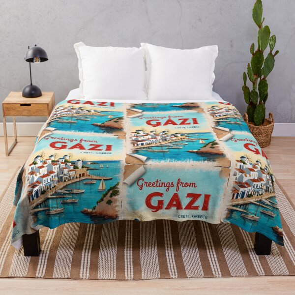 Item preview, Gazi Crete Postcard Vintage Retro Travel Vintage designed and sold by TravelPostcardGems.