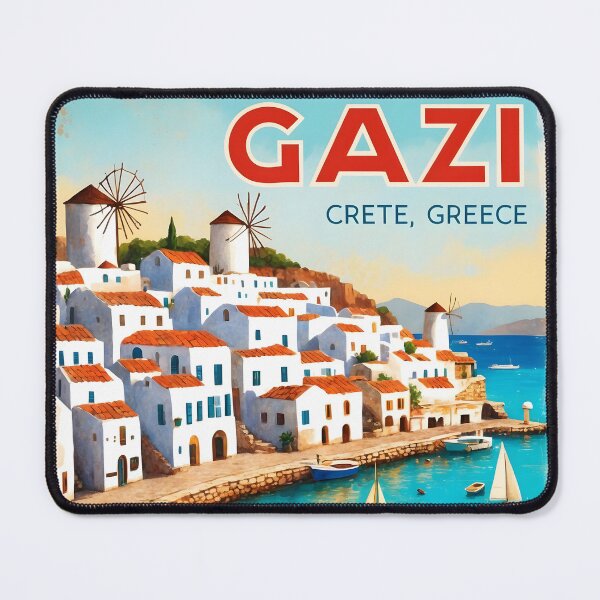 Item preview, Gazi Crete Postcard Vintage Retro Travel Vintage designed and sold by TravelPostcardGems.