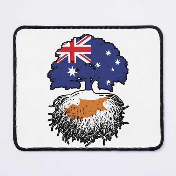 Item preview, Cyprus Cypriot Australian Australia Tree Roots Flag designed and sold by FlagX.