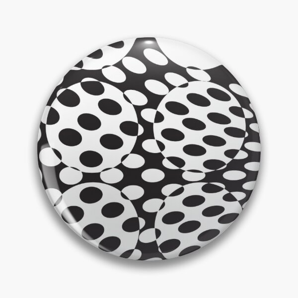 Item preview, Black and White Circles Illusion designed and sold by bird-songs-.