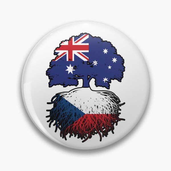 Item preview, Czech Australian Australia Tree Roots Flag designed and sold by FlagX.