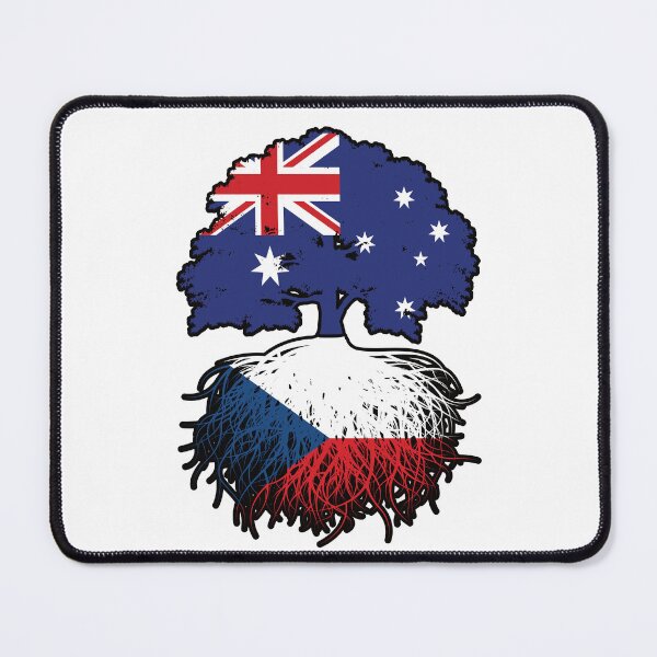 Item preview, Czech Australian Australia Tree Roots Flag designed and sold by FlagX.