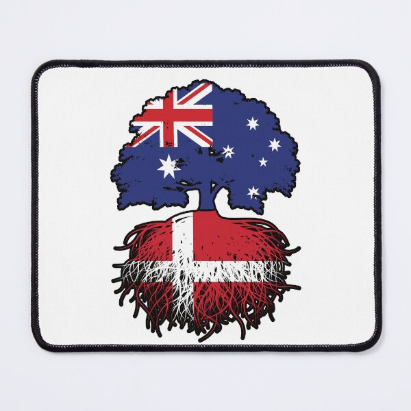 Item preview, Denmark Danish Australian Australia Tree Roots Flag designed and sold by FlagX.