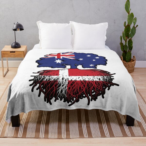 Item preview, Denmark Danish Australian Australia Tree Roots Flag designed and sold by FlagX.