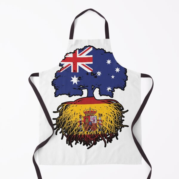 Item preview, Spain Spanish Australian Australia Tree Roots Flag designed and sold by FlagX.