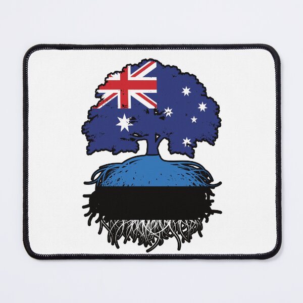 Item preview, Estonia Estonian Australian Australia Tree Roots Flag designed and sold by FlagX.