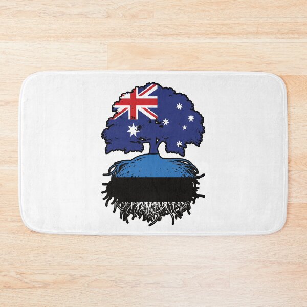 Item preview, Estonia Estonian Australian Australia Tree Roots Flag designed and sold by FlagX.