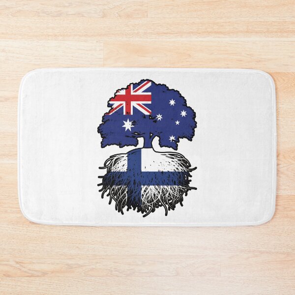 Item preview, Finland Finnish Australian Australia Tree Roots Flag designed and sold by FlagX.