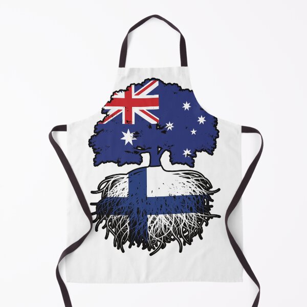 Item preview, Finland Finnish Australian Australia Tree Roots Flag designed and sold by FlagX.