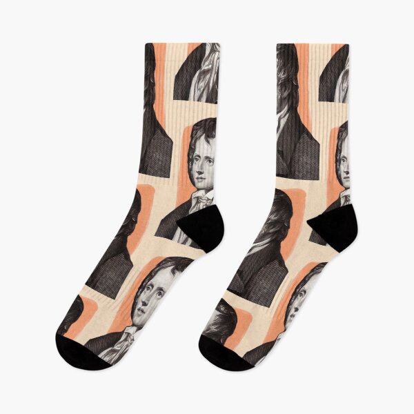 Item preview, English Poet John Clare - orange - illustration  designed and sold by Litstoy.