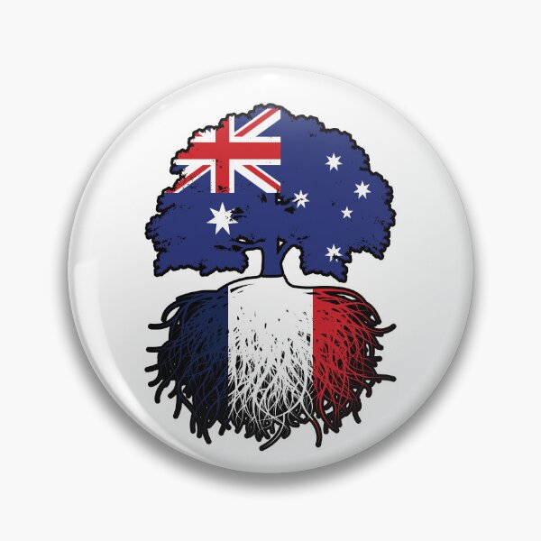 Item preview, France French Australian Australia Tree Roots Flag designed and sold by FlagX.