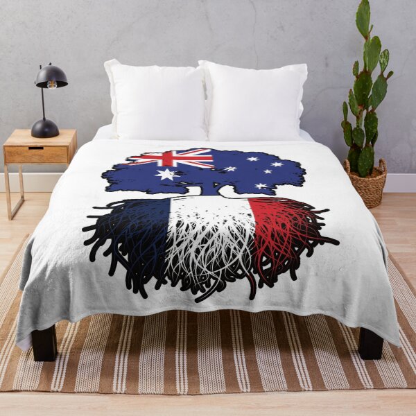 Item preview, France French Australian Australia Tree Roots Flag designed and sold by FlagX.