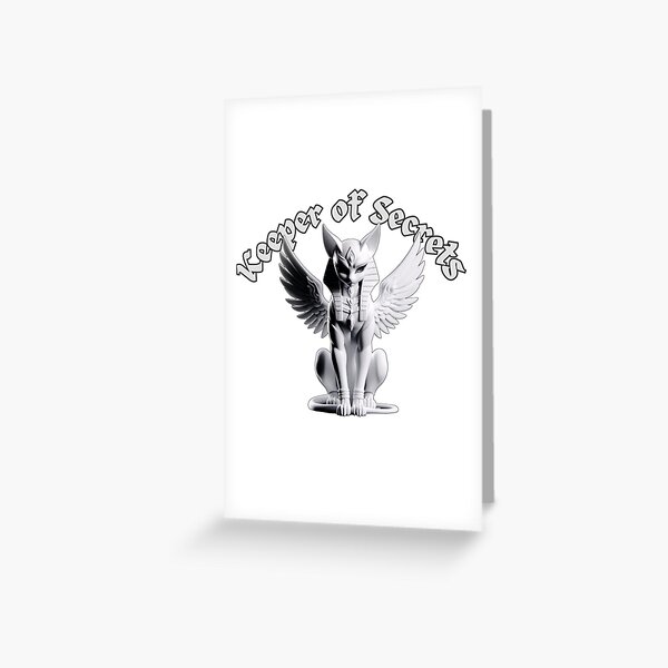 Item preview, Keeper of Secrets Mystical Winged Sphinx Design designed and sold by kylmllr101684.