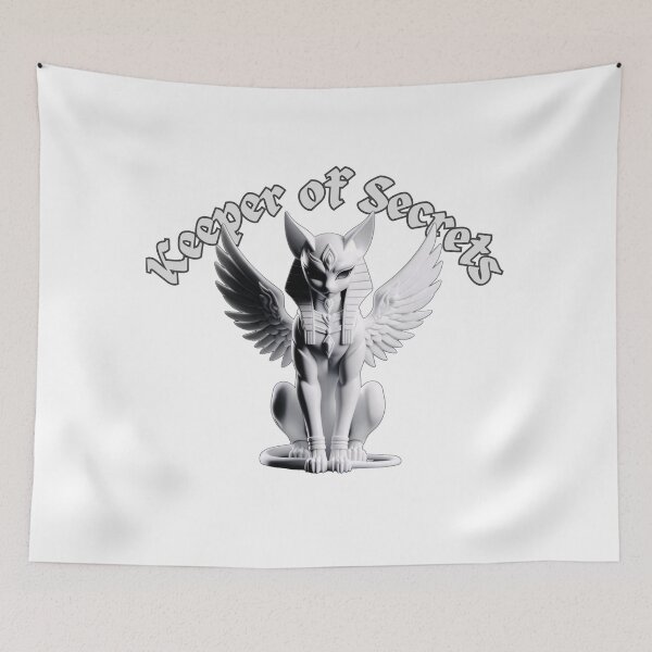 Item preview, Keeper of Secrets Mystical Winged Sphinx Design designed and sold by kylmllr101684.