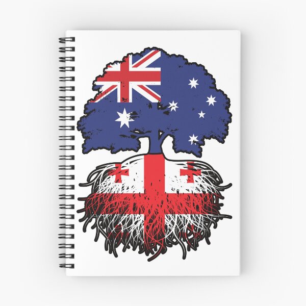 Item preview, Georgia Georgian Australian Australia Tree Roots Flag designed and sold by FlagX.