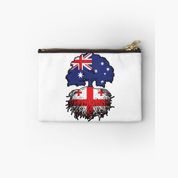 Item preview, Georgia Georgian Australian Australia Tree Roots Flag designed and sold by FlagX.
