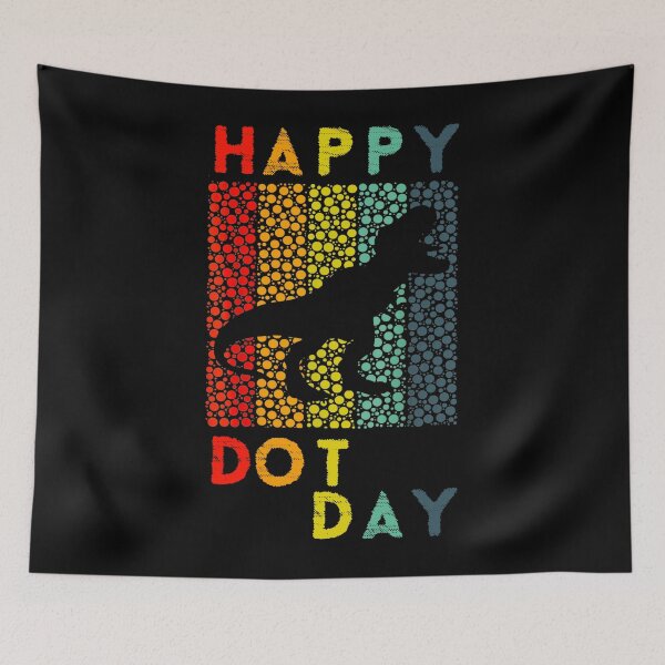 Item preview, Happy Dot Day Cute Dot T-rex designed and sold by OneSharkx.