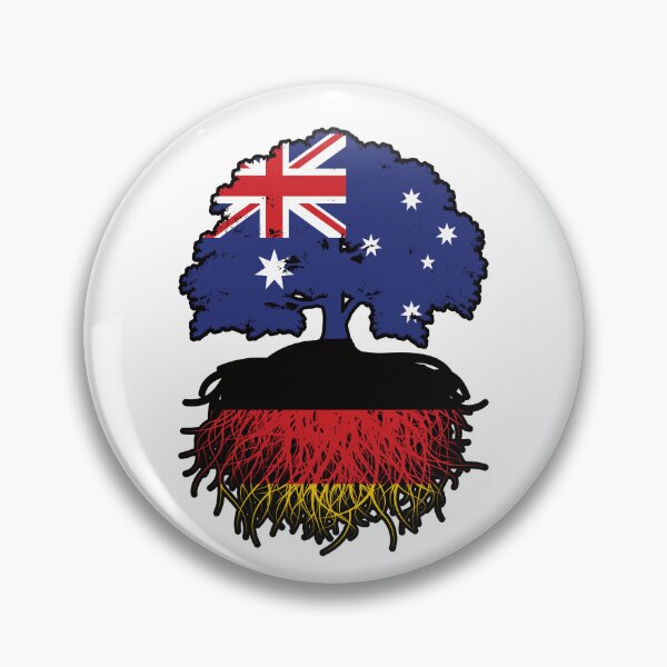 Item preview, Germany German Australian Australia Tree Roots Flag designed and sold by FlagX.