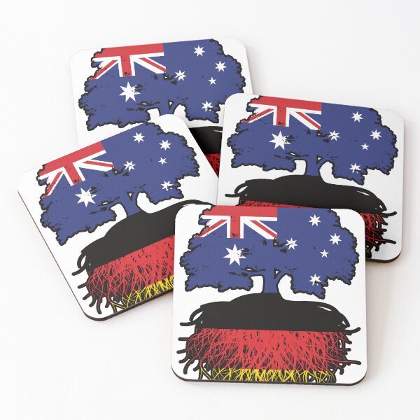 Item preview, Germany German Australian Australia Tree Roots Flag designed and sold by FlagX.