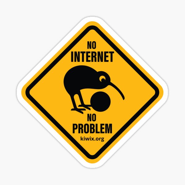 No Internet. No Problem. Sticker