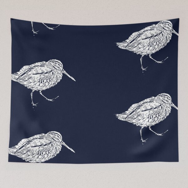 Item preview, Jack Snipe Bird White Design  designed and sold by designsasstultd.