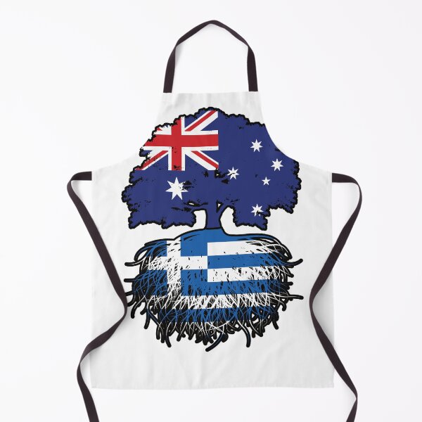 Item preview, Greece Greek Australian Australia Tree Roots Flag designed and sold by FlagX.