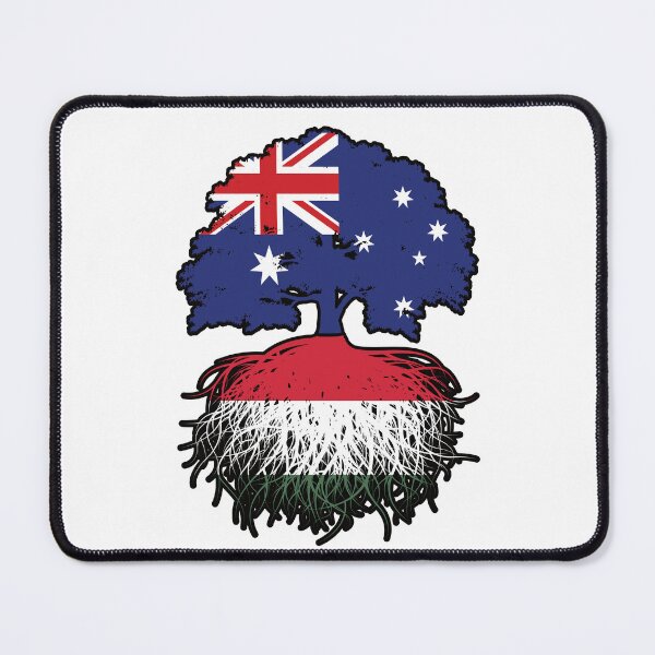 Item preview, Hungary Hungarian Australian Australia Tree Roots Flag designed and sold by FlagX.