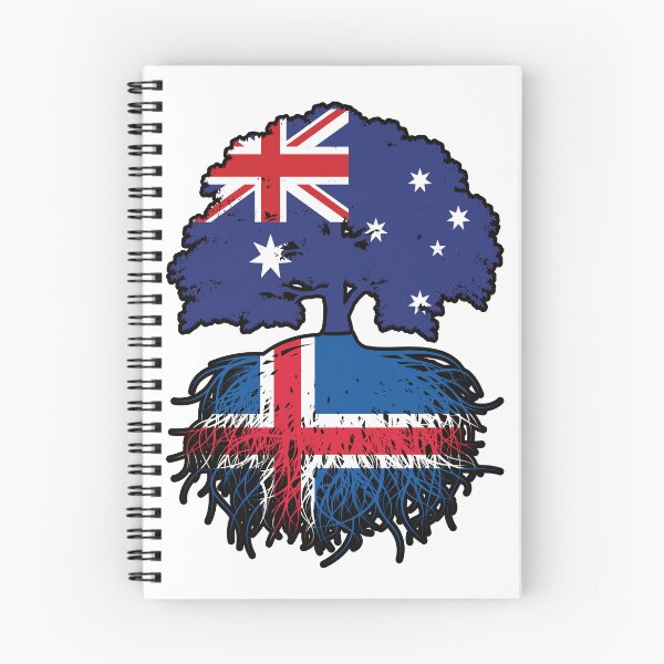 Item preview, Iceland Icelandic Australian Australia Tree Roots Flag designed and sold by FlagX.