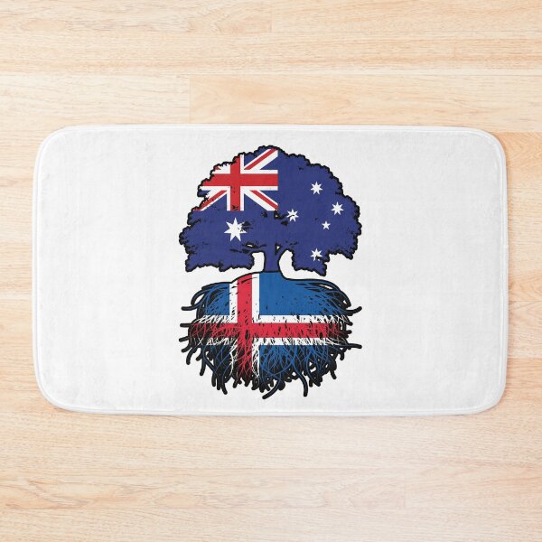 Item preview, Iceland Icelandic Australian Australia Tree Roots Flag designed and sold by FlagX.