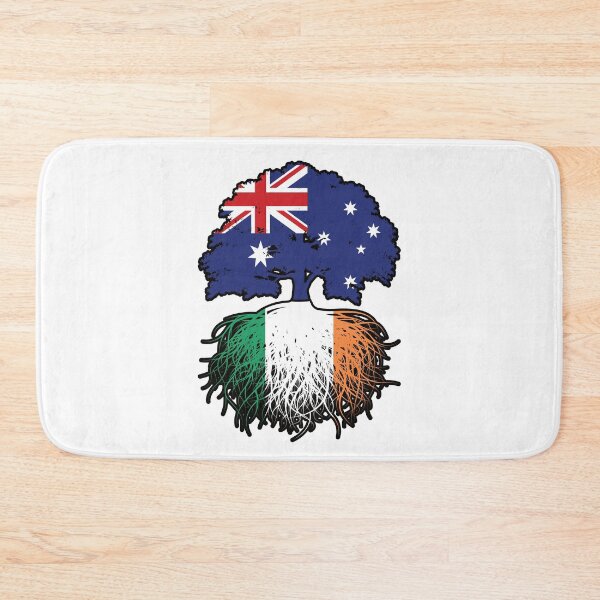 Item preview, Ireland Irish Australian Australia Tree Roots Flag designed and sold by FlagX.