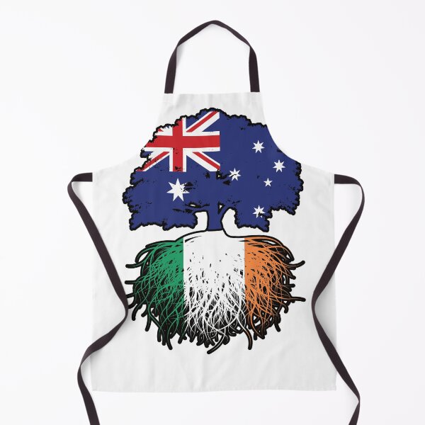 Item preview, Ireland Irish Australian Australia Tree Roots Flag designed and sold by FlagX.