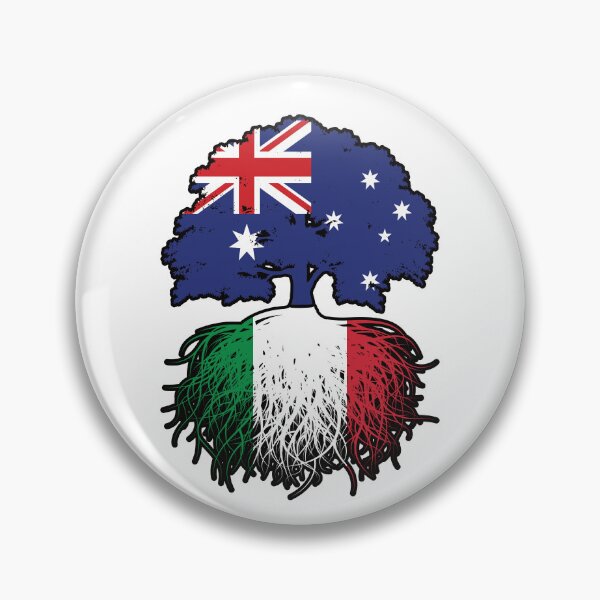 Item preview, Italy Italian Australian Australia Tree Roots Flag designed and sold by FlagX.