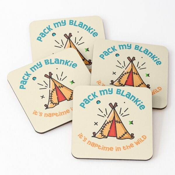 Item preview, Pack my blankie it's naptime in the wild tent funny cute designed and sold by NymeriaH.