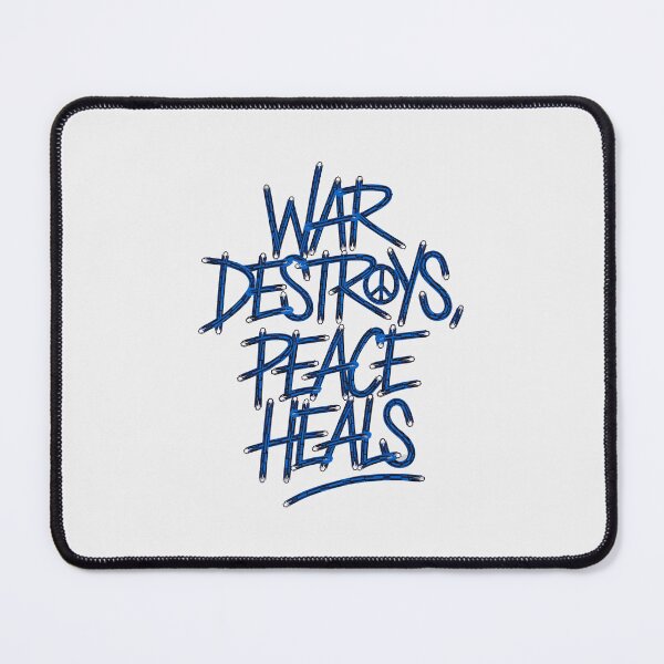 Item preview, Anti-War – "War Destroys, Peace Heals" – Multicolor Typography Design designed and sold by paulo silveira.