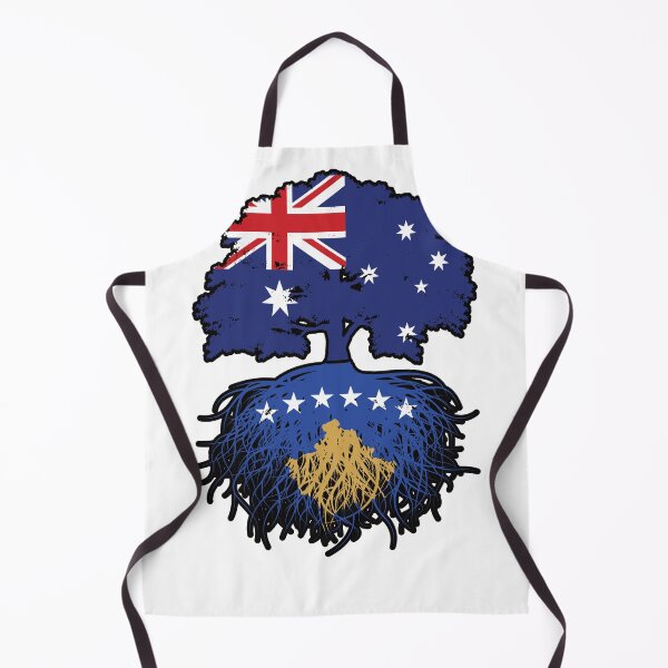 Item preview, Kosovo Kosovar Australian Australia Tree Roots Flag designed and sold by FlagX.