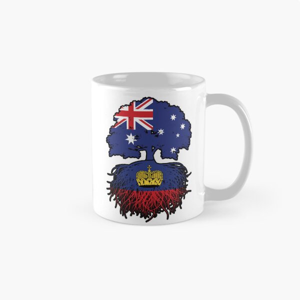 Item preview, Liechtenstein Liechtensteiner Australian Australia Tree Roots Flag designed and sold by FlagX.