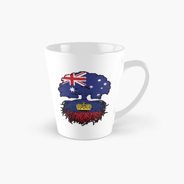 Item preview, Liechtenstein Liechtensteiner Australian Australia Tree Roots Flag designed and sold by FlagX.