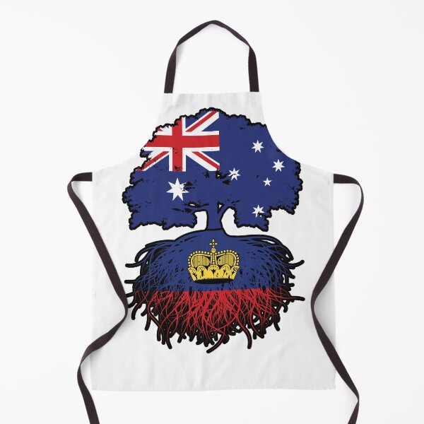 Item preview, Liechtenstein Liechtensteiner Australian Australia Tree Roots Flag designed and sold by FlagX.