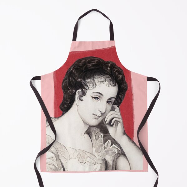 Item preview, Irish Novelist Maria Edgeworth - red - illustration designed and sold by Litstoy.
