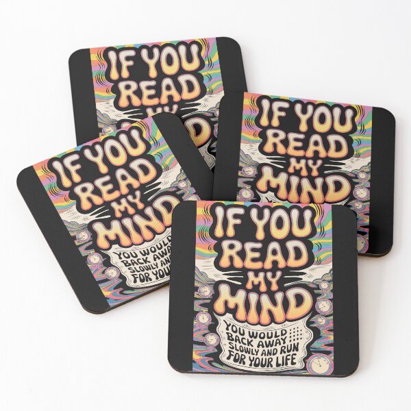 Item preview, If You Read My Mind - Dark Humor designed and sold by pixelated_echoes.
